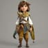 create 3d pixar style cartoon character, avatar, animation,