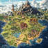 draw fantasy map illustration dnd map city map vector map