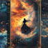 create a unique fantasy book cover illustration