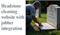 do headstone cleaning website, gravesite maintenance website, jobber website