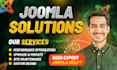 develop, design, upgrade, maintain and support joomla web