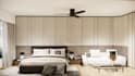 3d interior design of condo or hdb