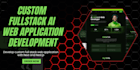 develop custom ai full stack web application with next and nest js