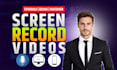 do screen record and screencast videos for apps and websites