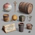 create lowpoly prop and object in 3d models