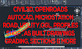 professionally design road alignment profile surface in autocad civil 3d