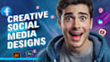 creative social media post design