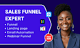 build systeme io landing page, systeme io sales funnel, systeme io website