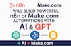 build efficient n8n or makecom automations with ai agents and python