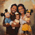 design a disney family portrait