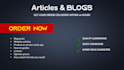 write your articles and blogs