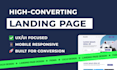 design a high conversion landing page for your business