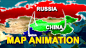 create map animation video in after effects