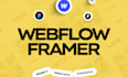 redesign website in webflow or framer, webflow expert