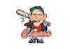 design creative fun cartoon logo for baseball team