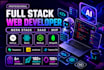 do full stack ai website development as mern stack, frontend, backend developer