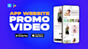 create mobile app promo video or sass explainer video