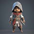 make 3d character and cartoon model in blender