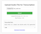 build a custom speech to text transcription web app using python and flask
