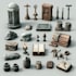 2d game assets, props, icons, objects