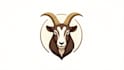 do unique goat head logo design 1 day delivery