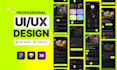 do figma design, figma website UI UX design, and mobile app UI design