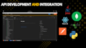 develop or integrate custom apis in java, python, or node