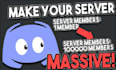 discord server real member growth,gaming,trading,nft marketing,server promotion