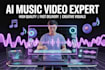 create high quality ai music video using advance ai video tools