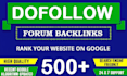 create forum website, forum backlinks, need forum community posting