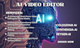 create ai videos using synthesia, heygen ai, colossyan, keygen