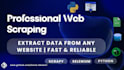 scrape data from websites using python