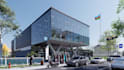 remodel external building, showroom design, 3ds max villa, outdoor render, cgi
