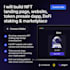 build nft landing page, website, token presale dapp, defi, staking, marketplace