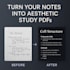 turn your messy notes to aesthetic PDF or slides