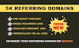 increase  high quality referring domain backlinks