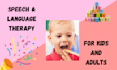 do speech and language therapy