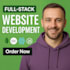 develop a modern mern stack full stack website for your business
