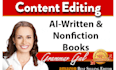 content edit your book