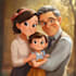 a disney family portrait for you