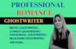 ghostwrite, rewrite entertaining romance story