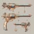 design detailed 3d weapons with an epic style