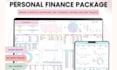 create automated excel or google spreadsheets for personal finance, student,