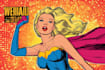draw pop art in retro comic style