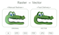 fix, recolor, redraw and vectorize your logo or image quickly
