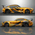 attractive car wrap design and vehicle wrap design