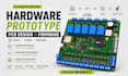 develop esp32, stm32 hardware prototype with pcb design and firmware