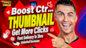 design eye catching, amazing, clickbait, youtube thumbnail that boosts CTR