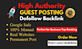 publish articles on high da, DR, and traffic blogs