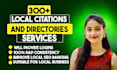 build manually 300 all country local citations